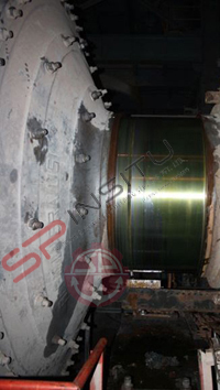 After Insitu trunnion journal grinding