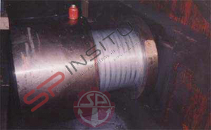 Insitu crank pin grinding