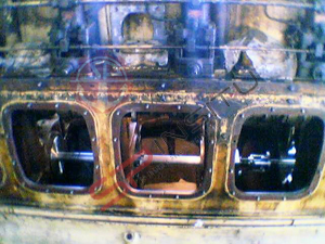 Insitu line boring of diesel engines